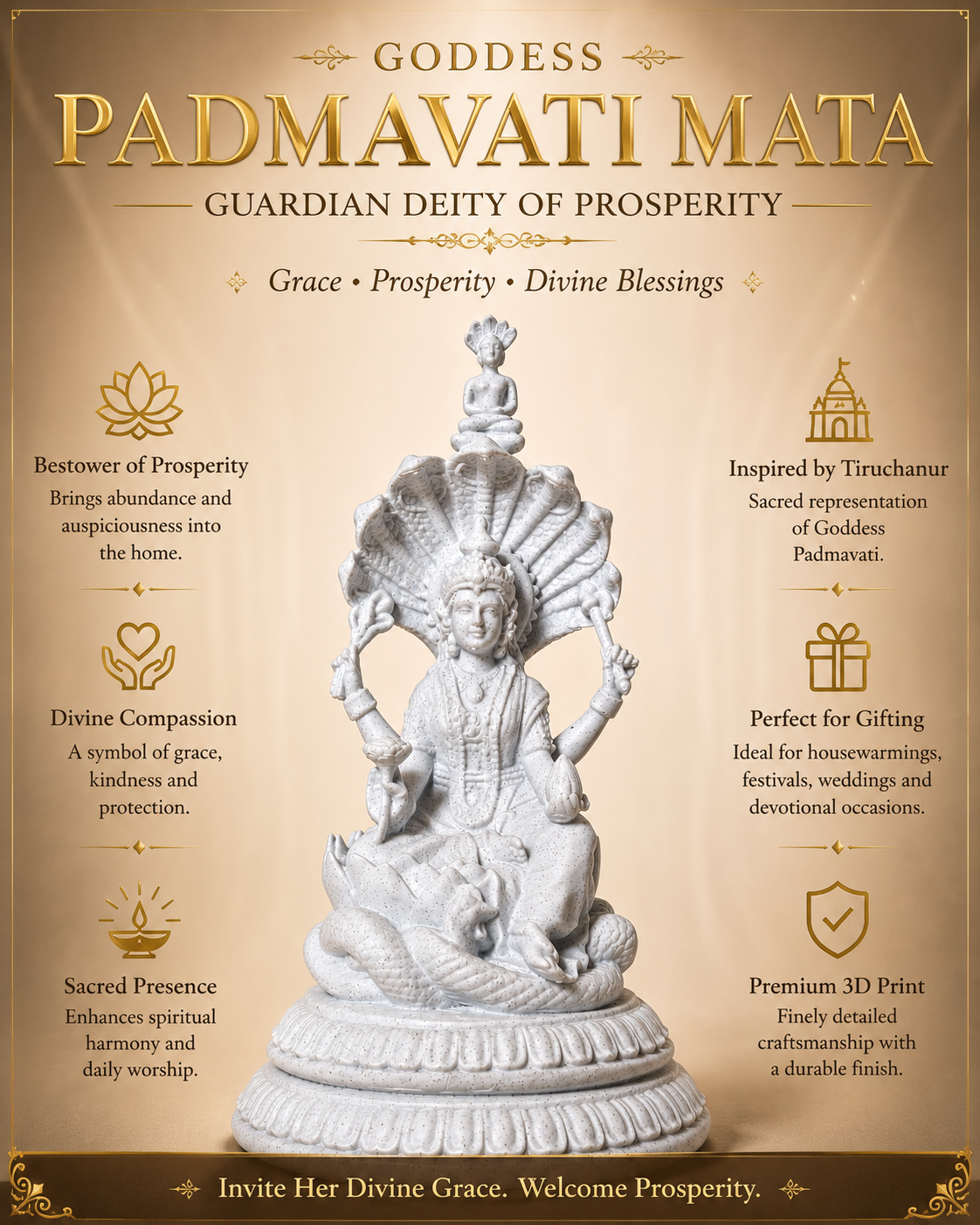 3D Printed Mata Padmavati